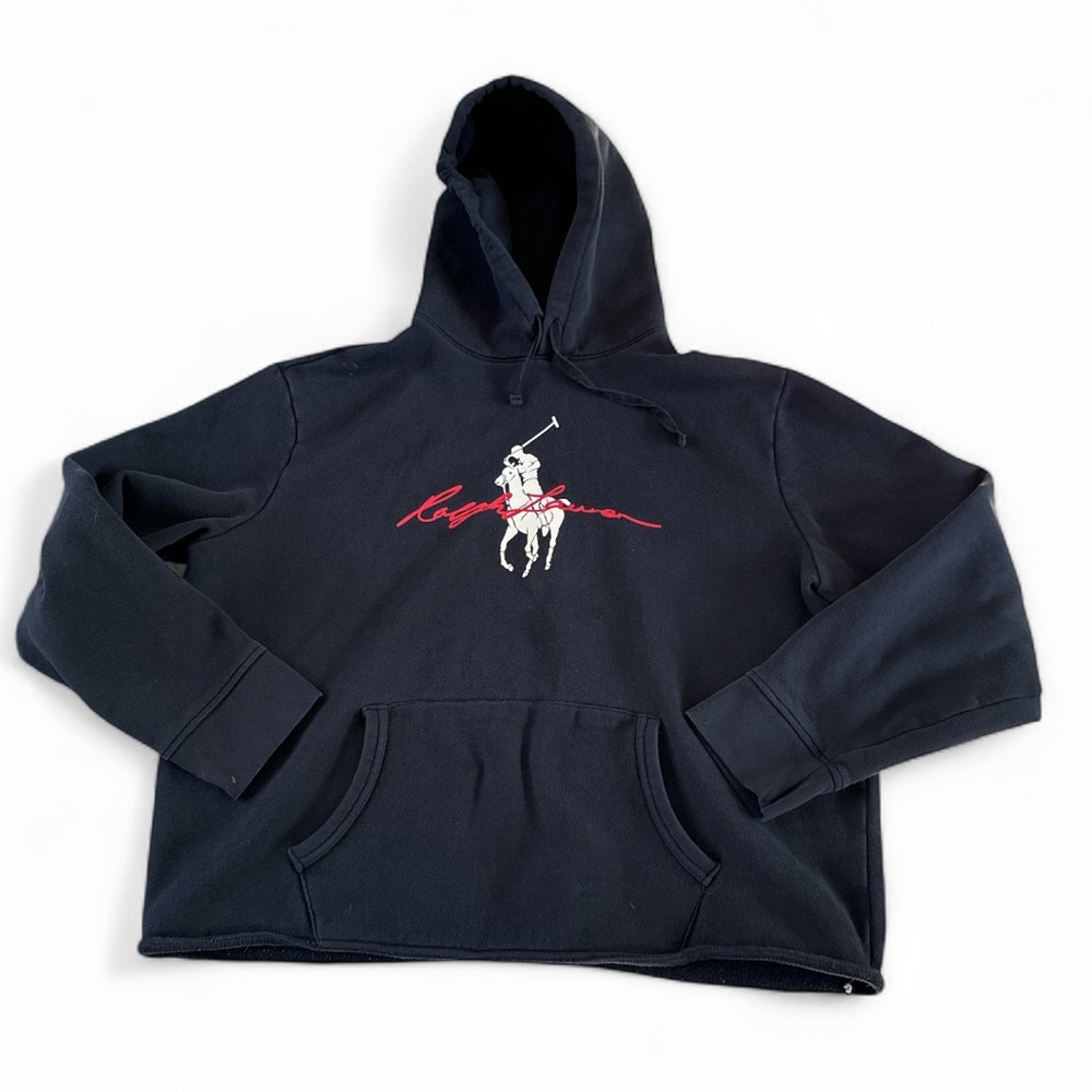 Polo Ralph Lauren Large Pony Ralph Lauren Script Logo Boxy Men’s Hoodie Size L